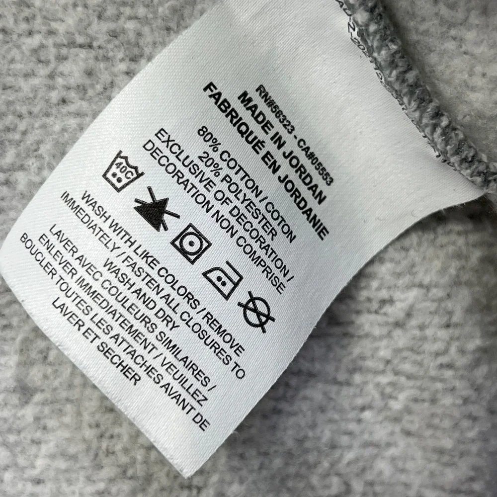 Nike Sportswear Hoodie Youth GS Large Gray Zip Up Club Fleece BV3699-091
